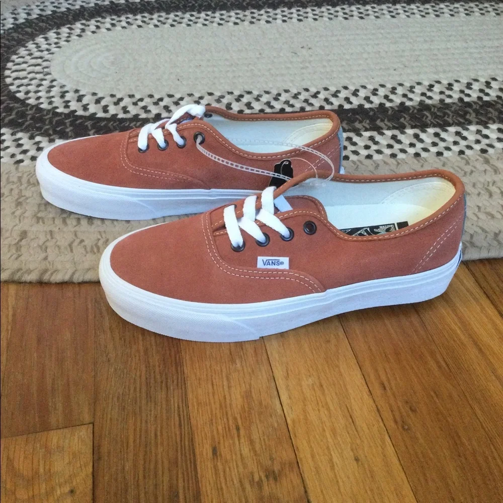 Vans vault burnt orange tie up